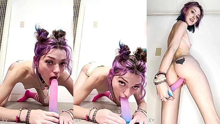 sexy teen Shrooms Q blowjob pov for her fans video leaked