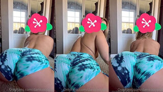 thicc babe Danicooppss twerking her big ass in her short pants