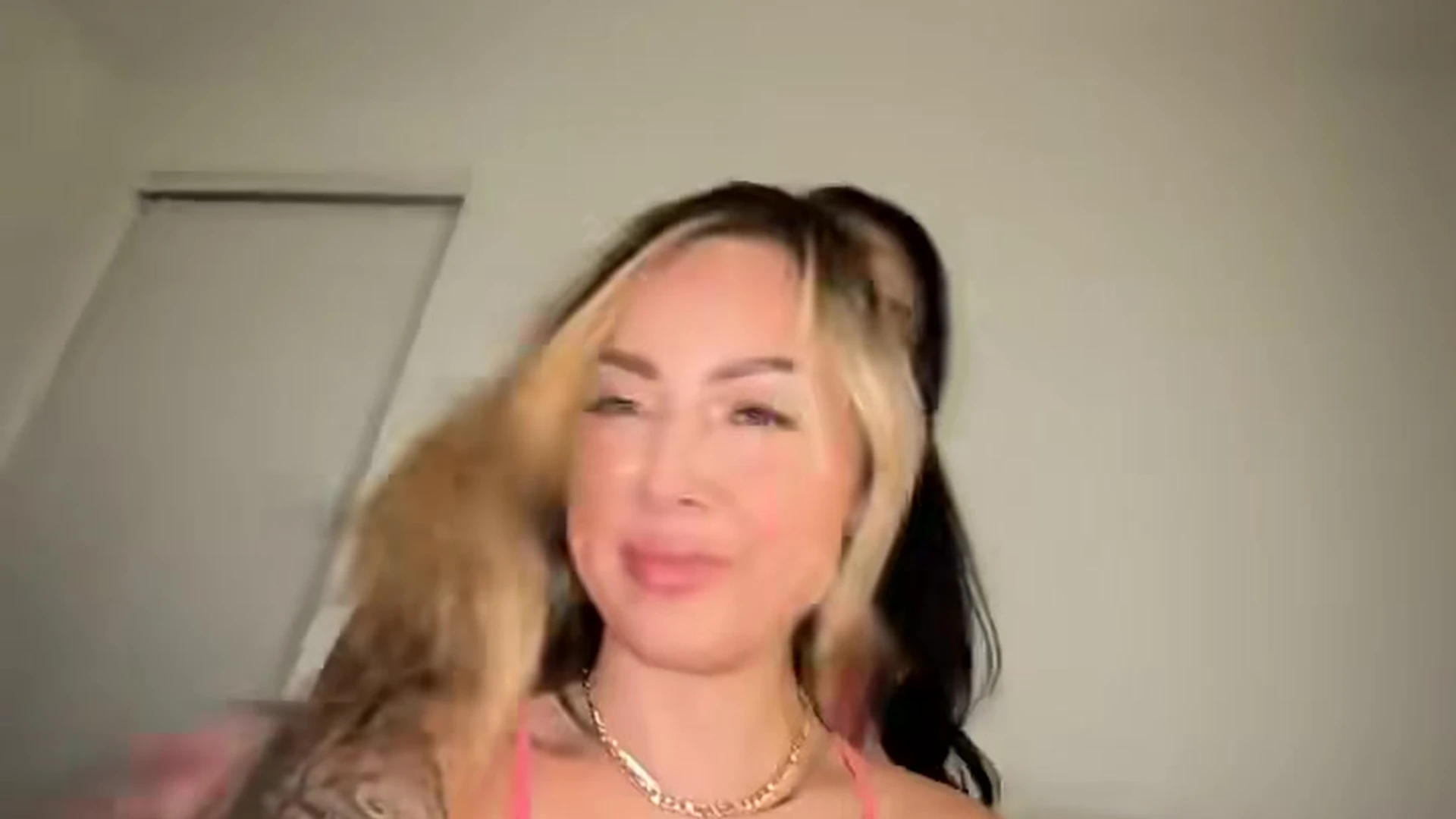 Marie Madore two sexy lesbian playing in the bedroom