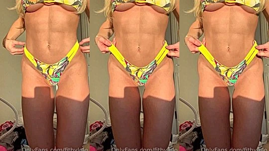 Lauren Dascalo showing off her sexy bikini body under the sun