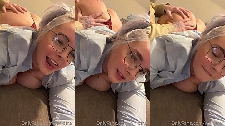 Whiptrax teasing her big ass and getting spanked