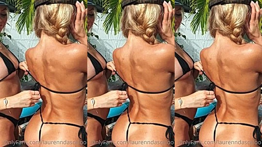 Lauren Dascalo two sexy models stripping their bikini