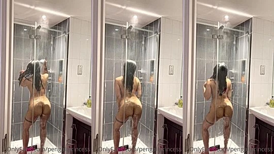 Yasmina Khan showing off her wet naked body in the shower video leaked