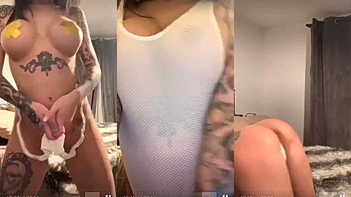 Alex Mucci teasing her hot body in her see-through body suit