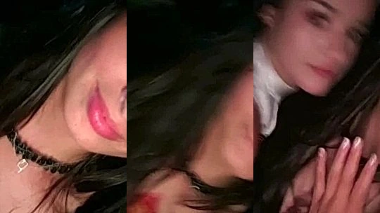 Steffy moreno teasing in her sexy outfit at the club