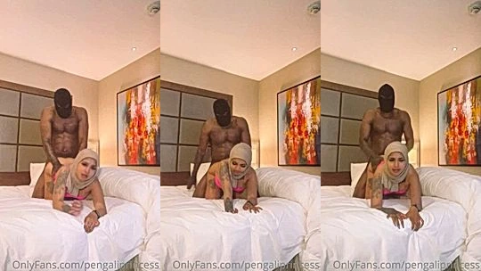 Yasmina Khan getting fucked from behind by a bbc black stud