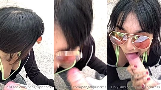 onlyfans babe Yasmina Khan sucking a cock outdoors video leaked