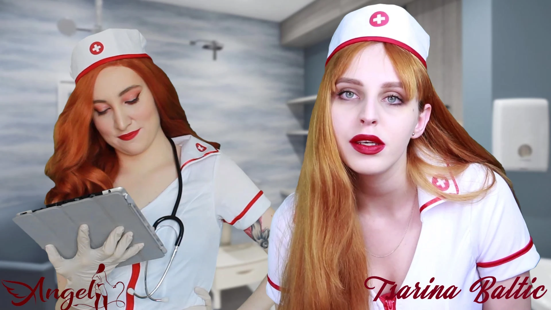 Tsarina Baltic two sexy nurses teasing