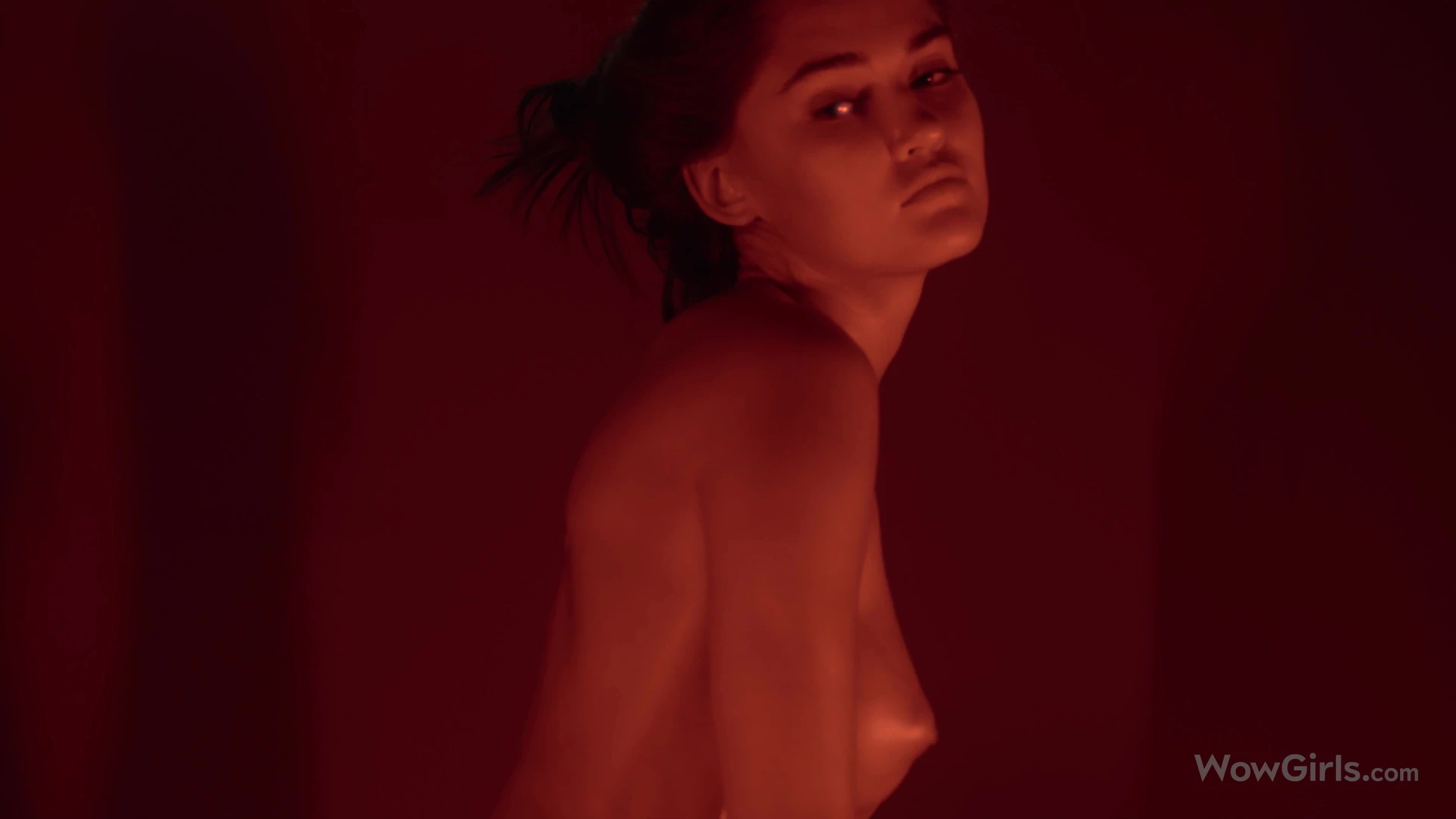 Sonya Blaze teasing her sexy naked body for her fans
