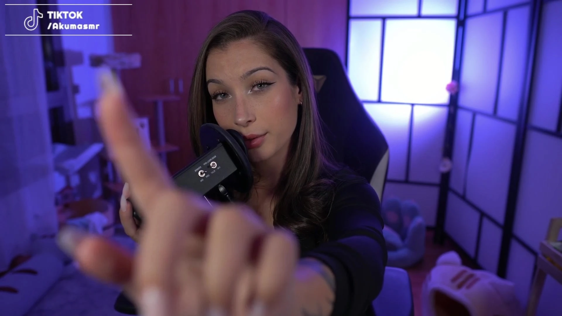 Akumagirl teasing asmr jerk off instruction