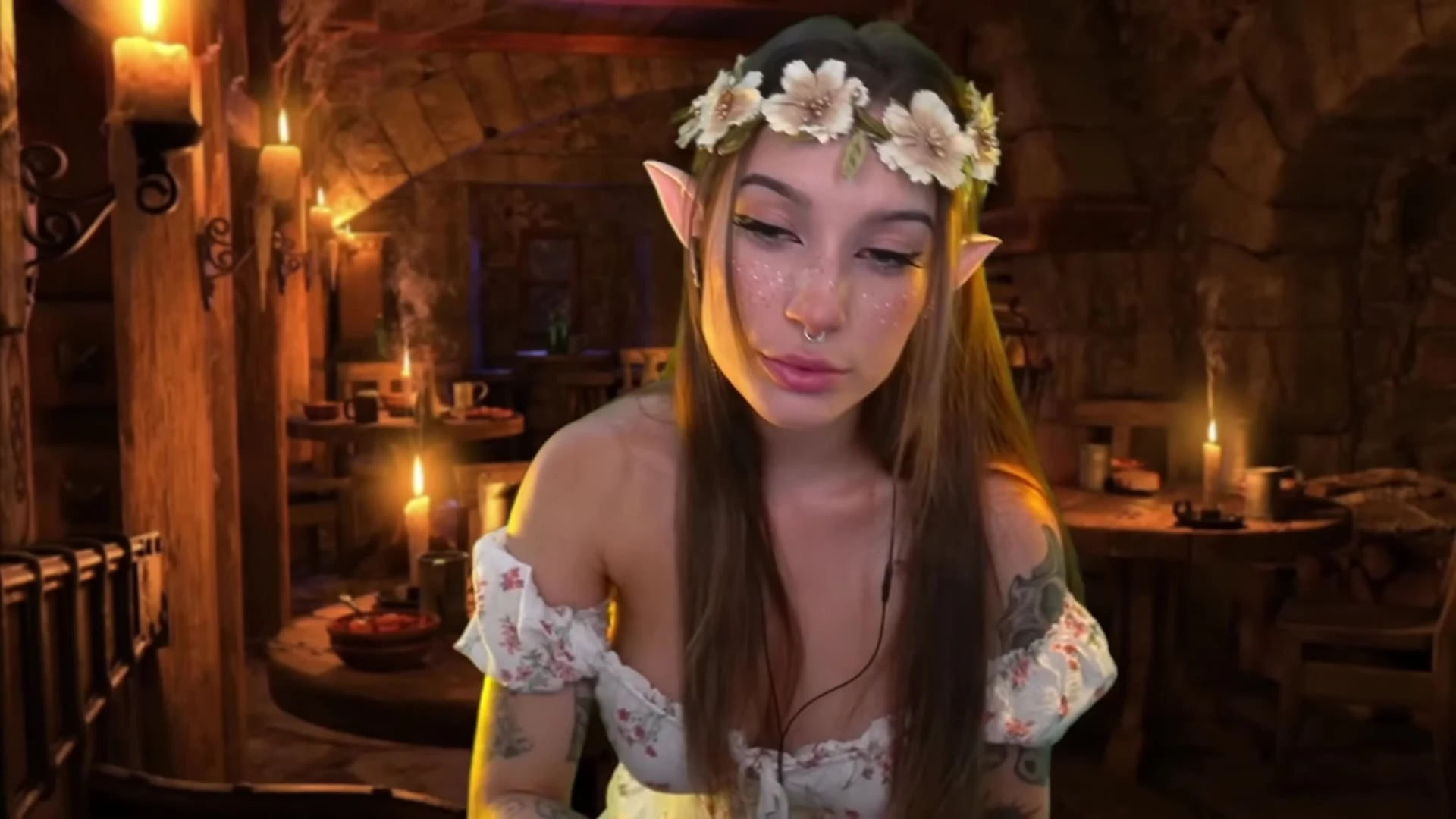 Akumagirl beautiful elf girl asmr tease
