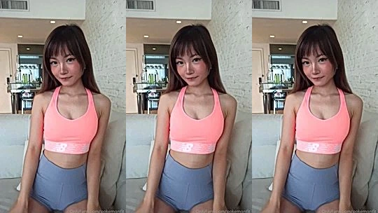 Pokemonfit teasing in her sexy gym outfit