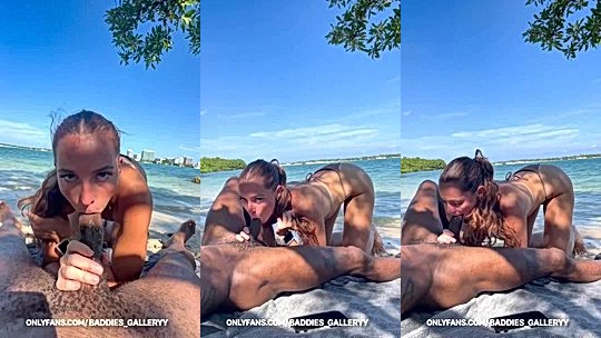 Baddies gallery doggystyle fucking on the public beach