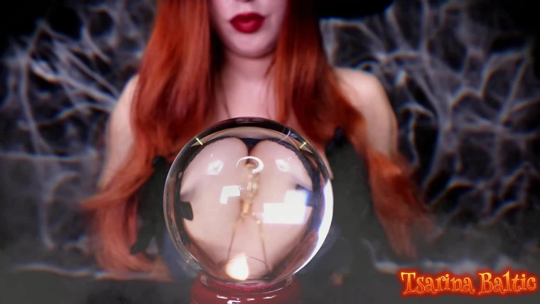 Tsarina Baltic teasing her big tits in her silver nipple pastiee