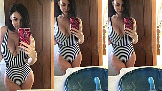 Emma Glover teasing her sexy bikini