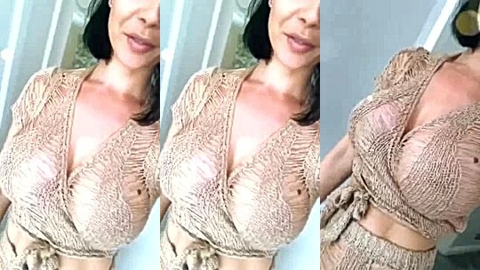 onlyfans British babe Emma Glover showing off her see-through sexy outfit video leaked