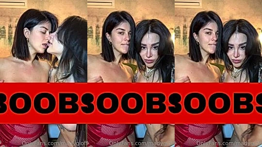 Mady Gio two hot lesbian chicks teasing their big tits