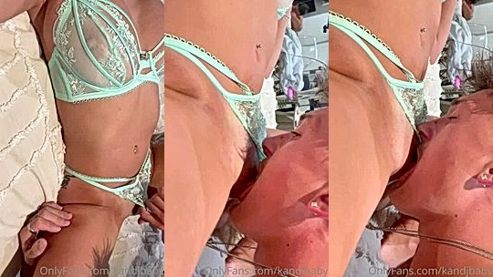 kandjbaby getting fucked in her see-through lingerie
