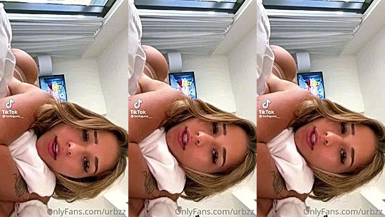 Babybellllzzzz teasing her naked booty on tiktok