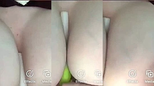 Uwucaptain666 teasing her naked big boobies