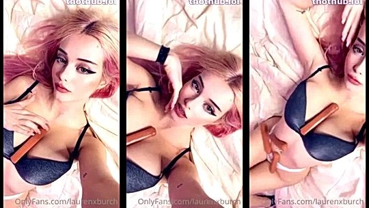 Burch twins dropping sausage all over her tits