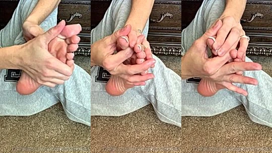Amanda Cerny teasing her feet and toes