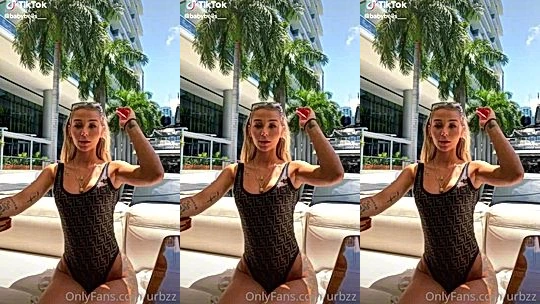 Babybellllzzzz teasing her sexy swimsuit in the boat