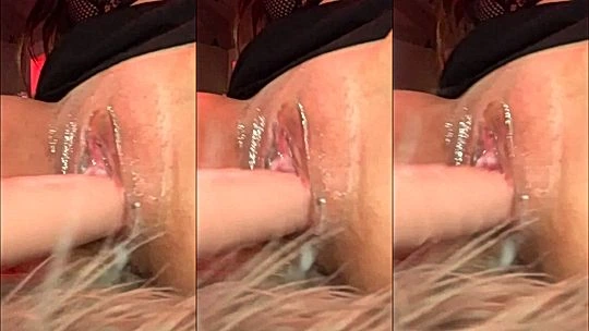 Nonsalemwitch getting creamy pussy fucked by a big dildo