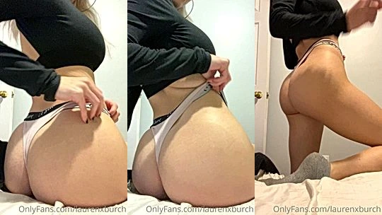 Burch twins showing off her big ass in short skirt
