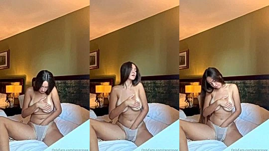 CeCe Rose playing with her pussy in the early morning