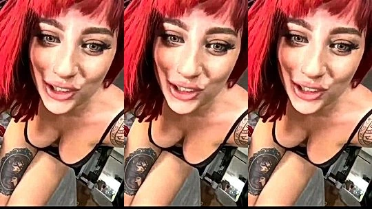 Merisiel Irum teaing her perky tits in black bikini