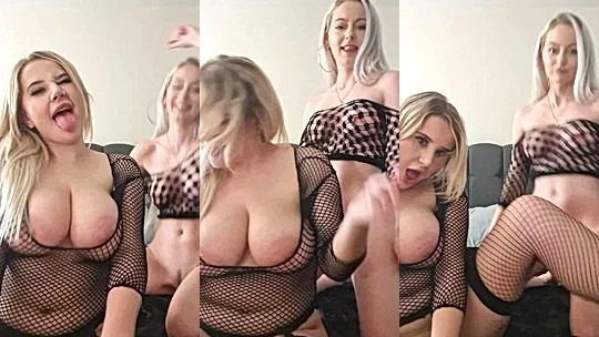Chloxxhill two hot lesbian sluts in fishnet bodysuit