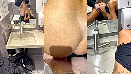 kandjbaby getting fucked in the public toilet