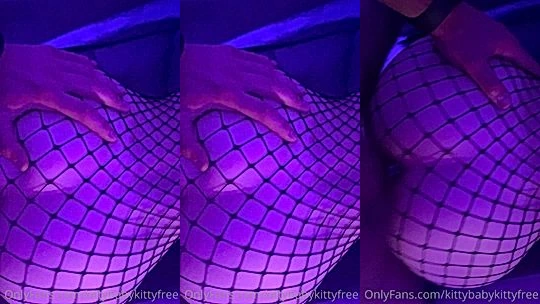 kittybabykittyvip getting fucked doggystyle in fishnet bodysuit