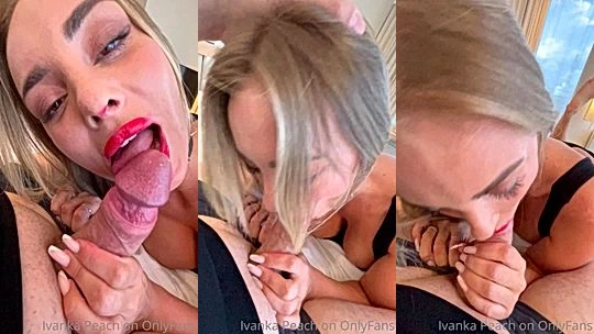 Ivanka peach sucking and riding her boyfriends cock in hotel room