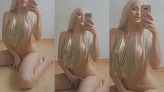 Milkimind teasing her sexy body in thin bra
