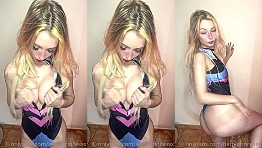 nattyprincessx teasing her small tits