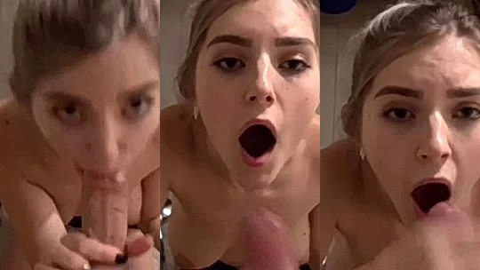 Eva Elfie getting a facial in the shower